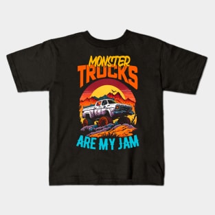 Monster Truck are my Jam Funny Kids T-Shirt